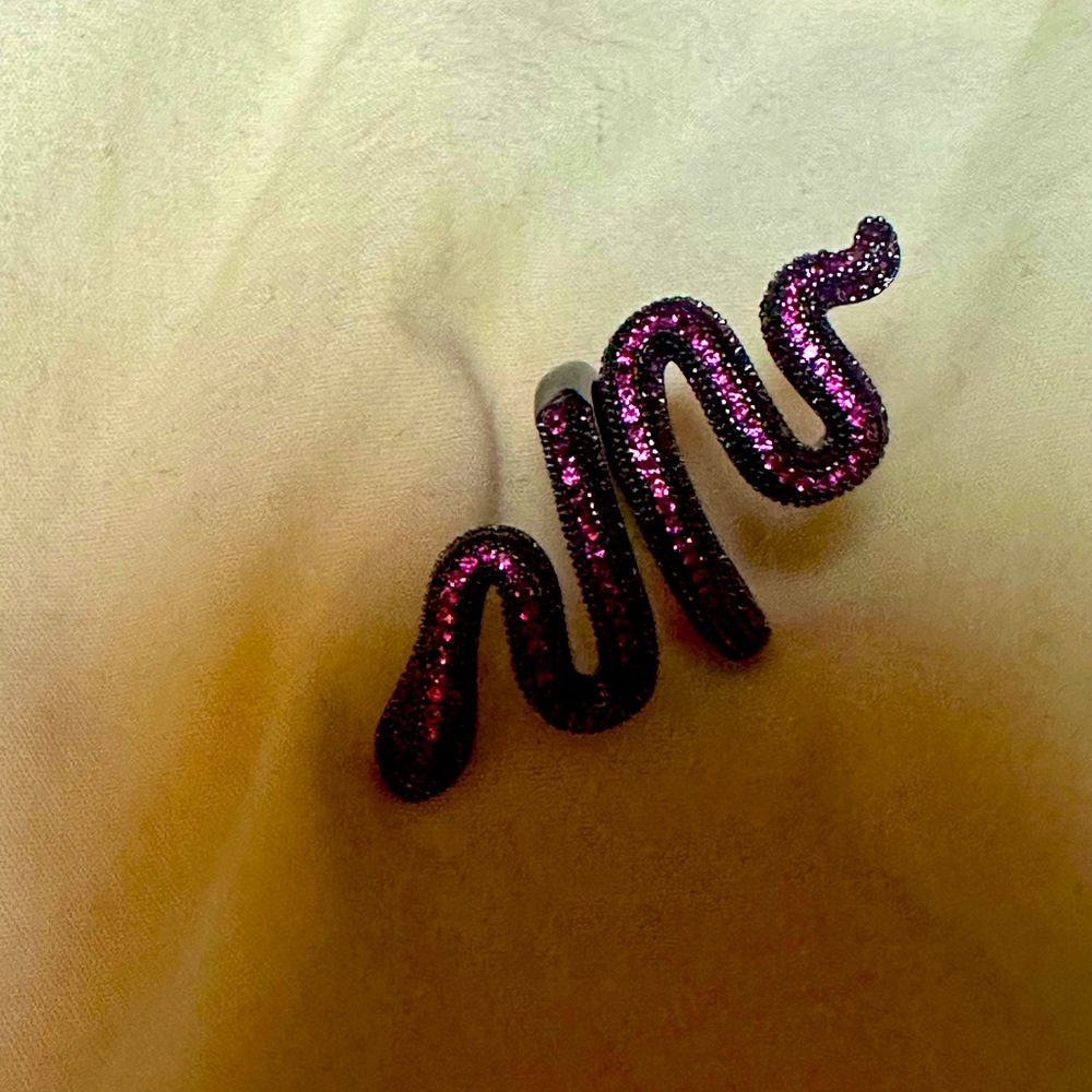 Purple Reputation snake ring
